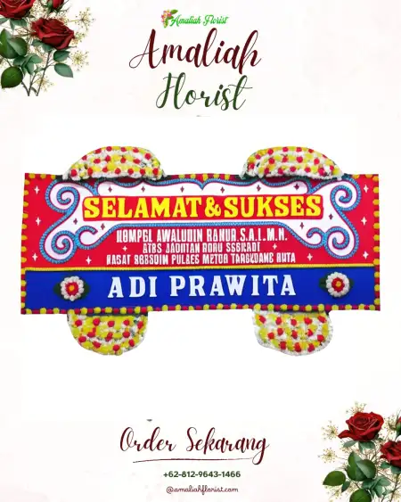 Papan Bunga Ucapan Selamat Watuurip